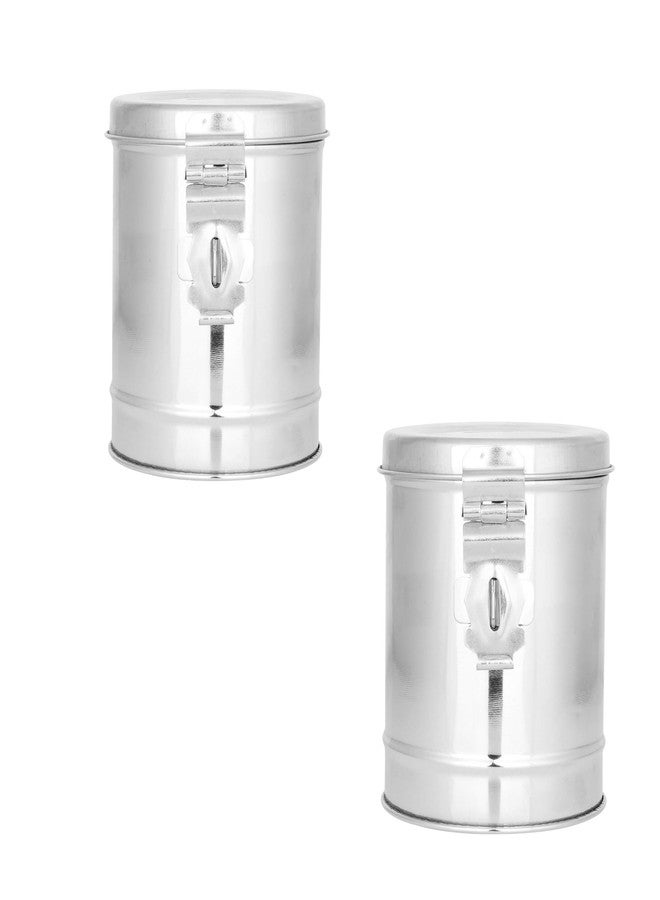 Brunchy Stainless Steel Gulak Piggy Bank, Round Shape 14 cm - Hundi Money Bank for Adults, Saving Box, Money Saving Box for Kids, Durable and Secure Design for Savings (2) - Image 1